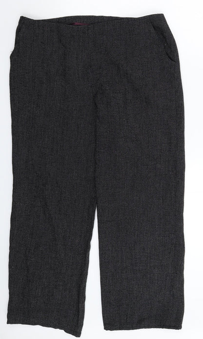 Autonomy Womens Grey   Trousers  Size 14 L28 in