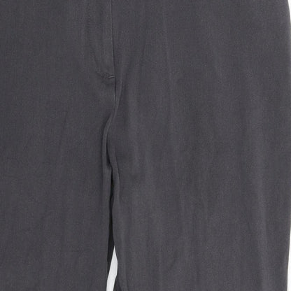 Womens UK Size 16 Marks and Spencer Regular Fit  Grey Trousers