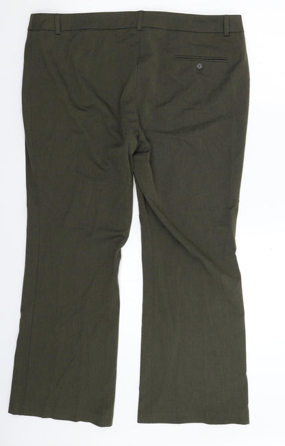 Womens UK Size 18 Marks and Spencer Regular Fit  Grey Trousers