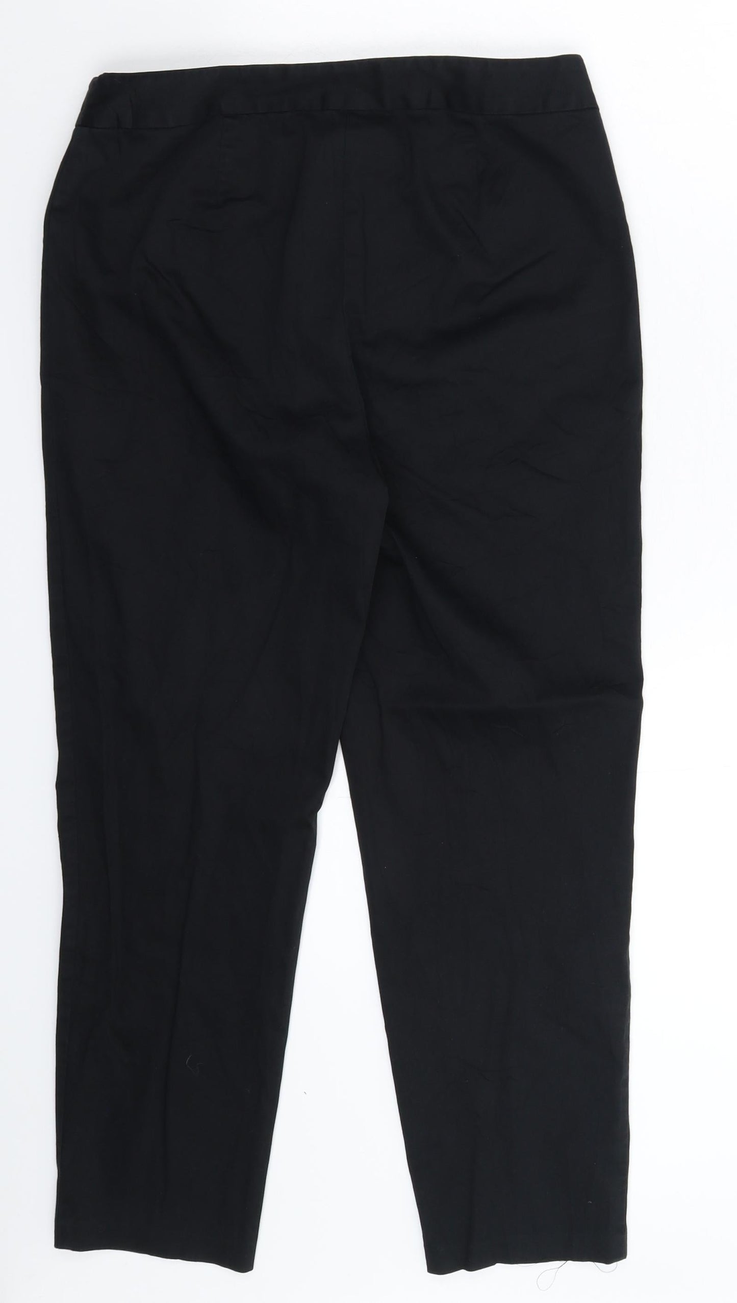 Womens UK Size 10 Marks and Spencer Extra-Slim Fit  Black Trousers