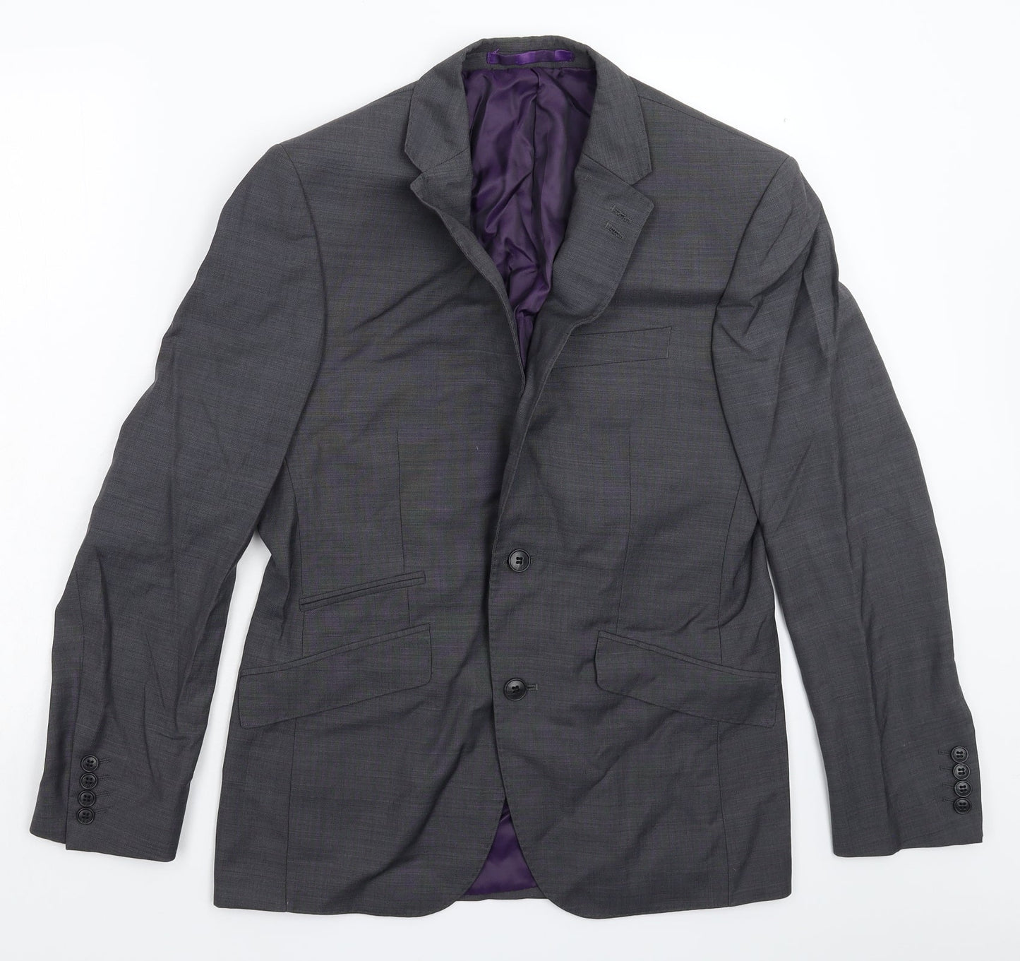 Mens UK Size 36 Marks and Spencer Regular Grey Suit Jacket