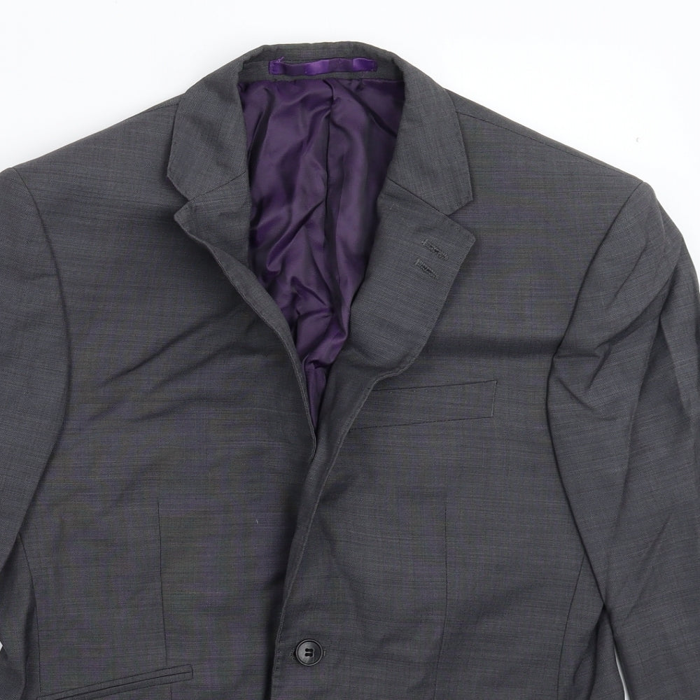 Mens UK Size 36 Marks and Spencer Regular Grey Suit Jacket