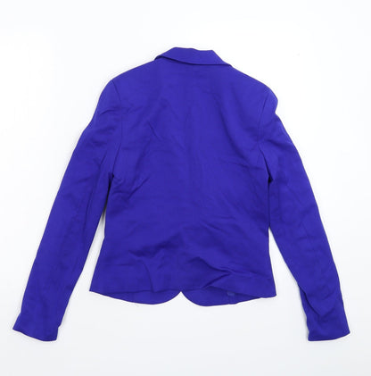 Divided Womens Blue   Jacket Suit Jacket Size 8