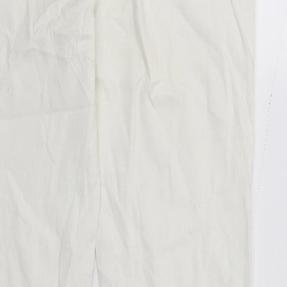 Womens UK Size  Sunbird Regular Fit Straight White Jeans
