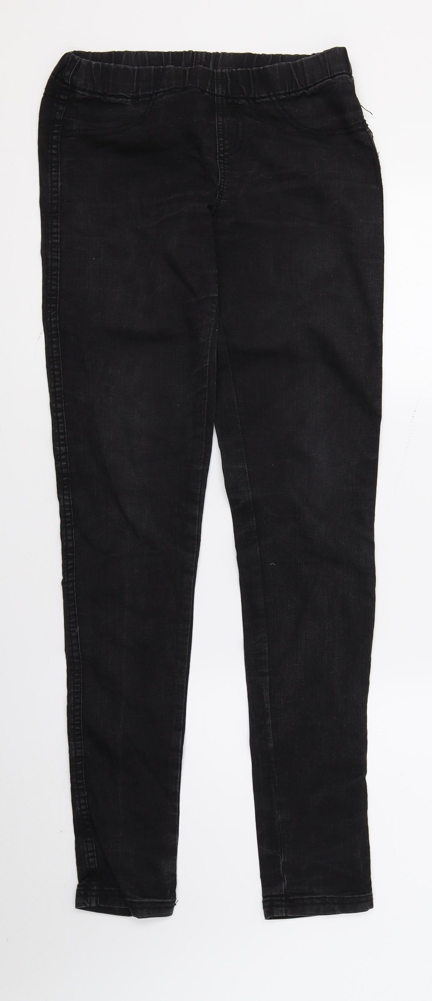 Womens UK Size 8 St Bernard Regular Fit Jegging Black Trousers