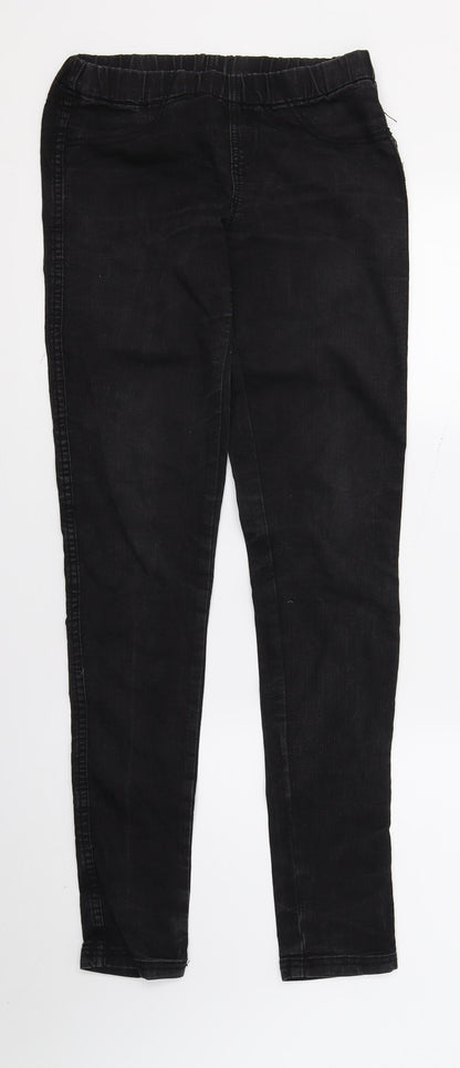Womens UK Size 8 St Bernard Regular Fit Jegging Black Trousers