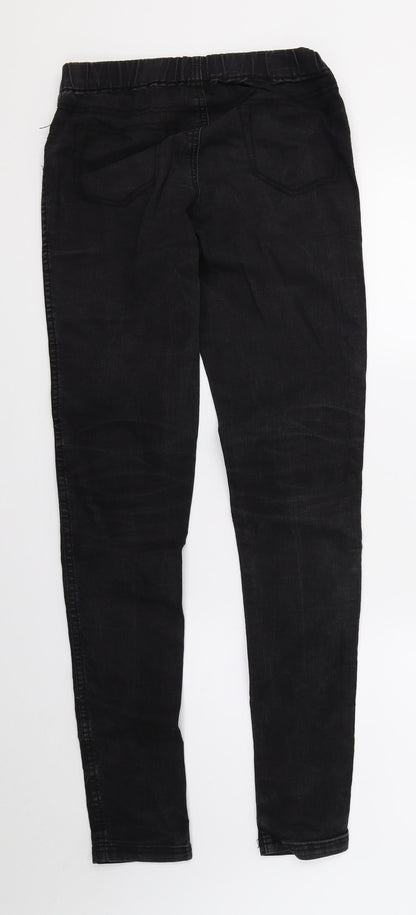 Womens UK Size 8 St Bernard Regular Fit Jegging Black Trousers