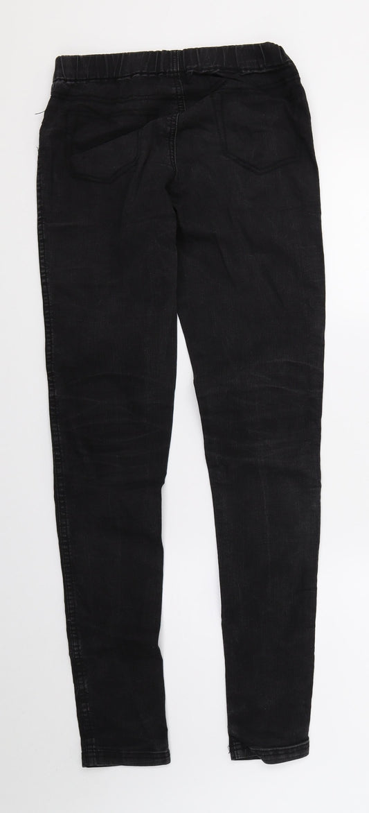 St Bernard Womens Black  Denim Jegging Trousers Size 8 L32 in