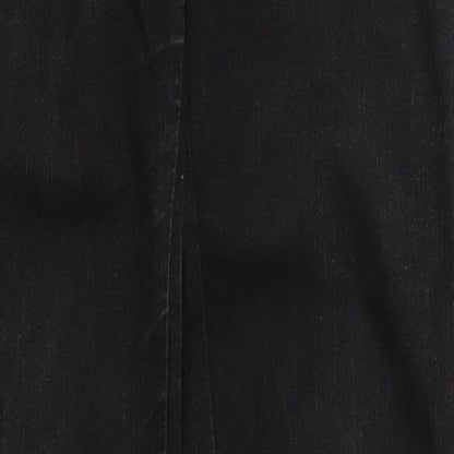 Womens UK Size 8 St Bernard Regular Fit Jegging Black Trousers