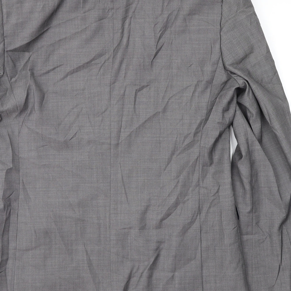 Mens UK Size 38 Topman Regular Grey Suit