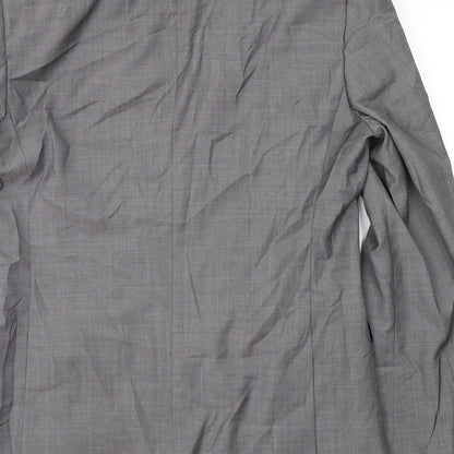 Mens UK Size 38 Topman Regular Grey Suit