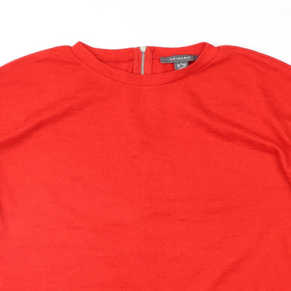 Primark Womens Red   Pullover Jumper Size S