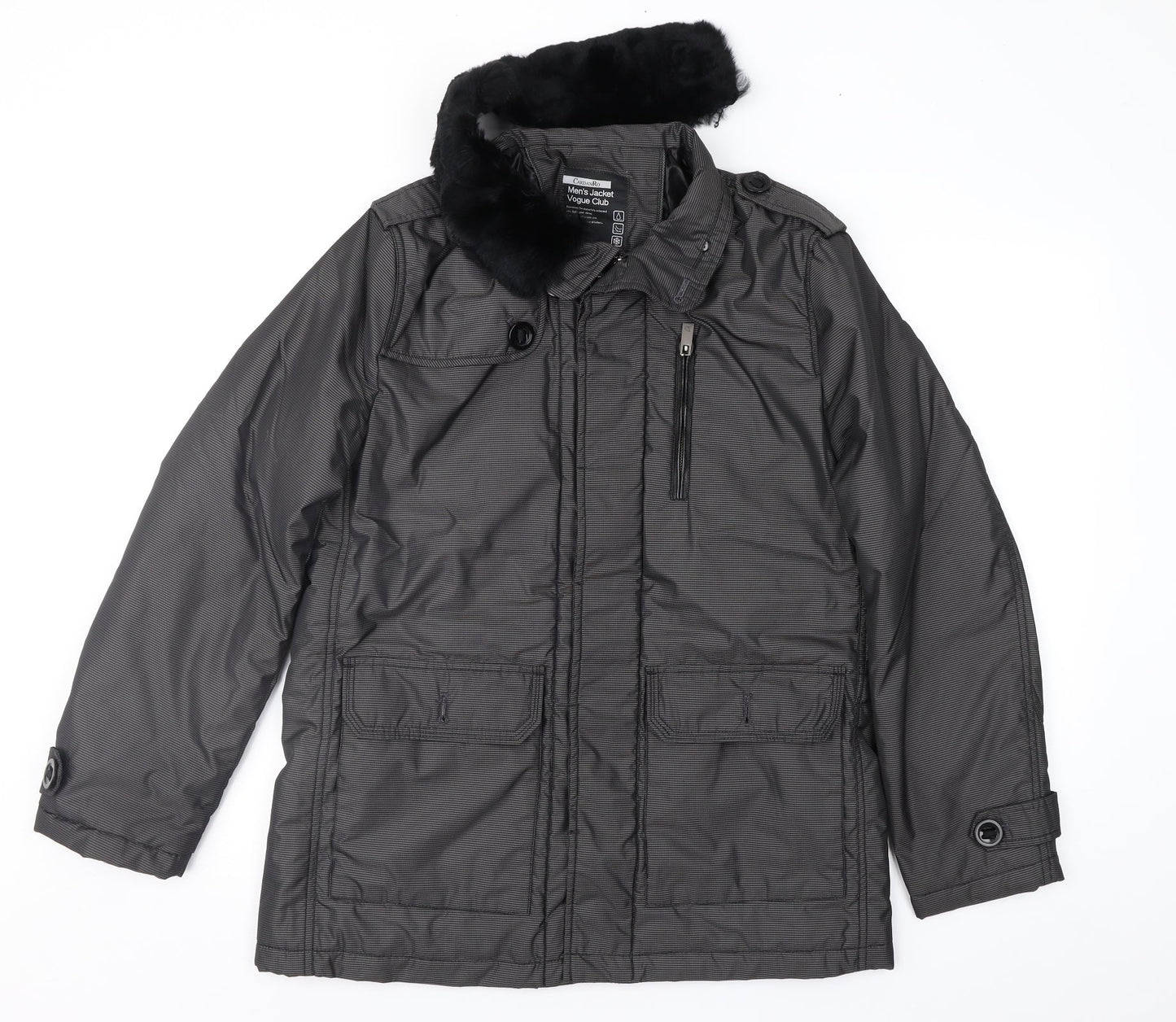 Mens UK Size 38 CardanRo Grey Jacket