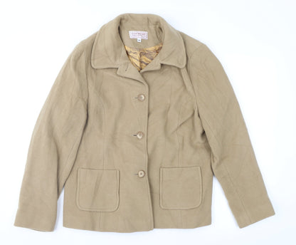 Country Collections Womens Brown   Jacket Coat Size 14