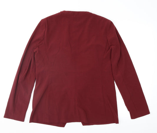 Womens UK Size 12 Marks and Spencer Red Jacket