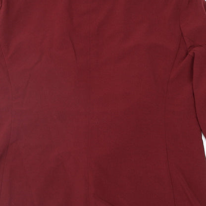 Womens UK Size 12 Marks and Spencer Red Jacket