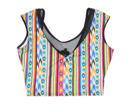 Womens UK Size 10 River Island Multicoloured Basic Blouse