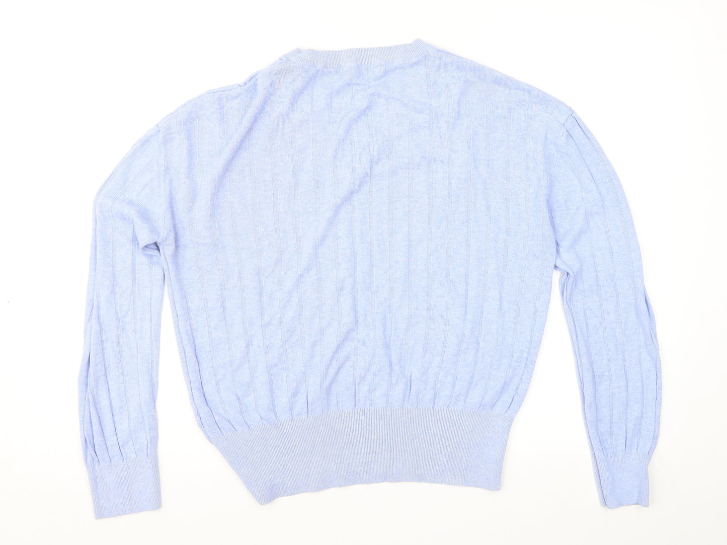 Womens UK Size L Marks and Spencer Blue Pullover Jumper