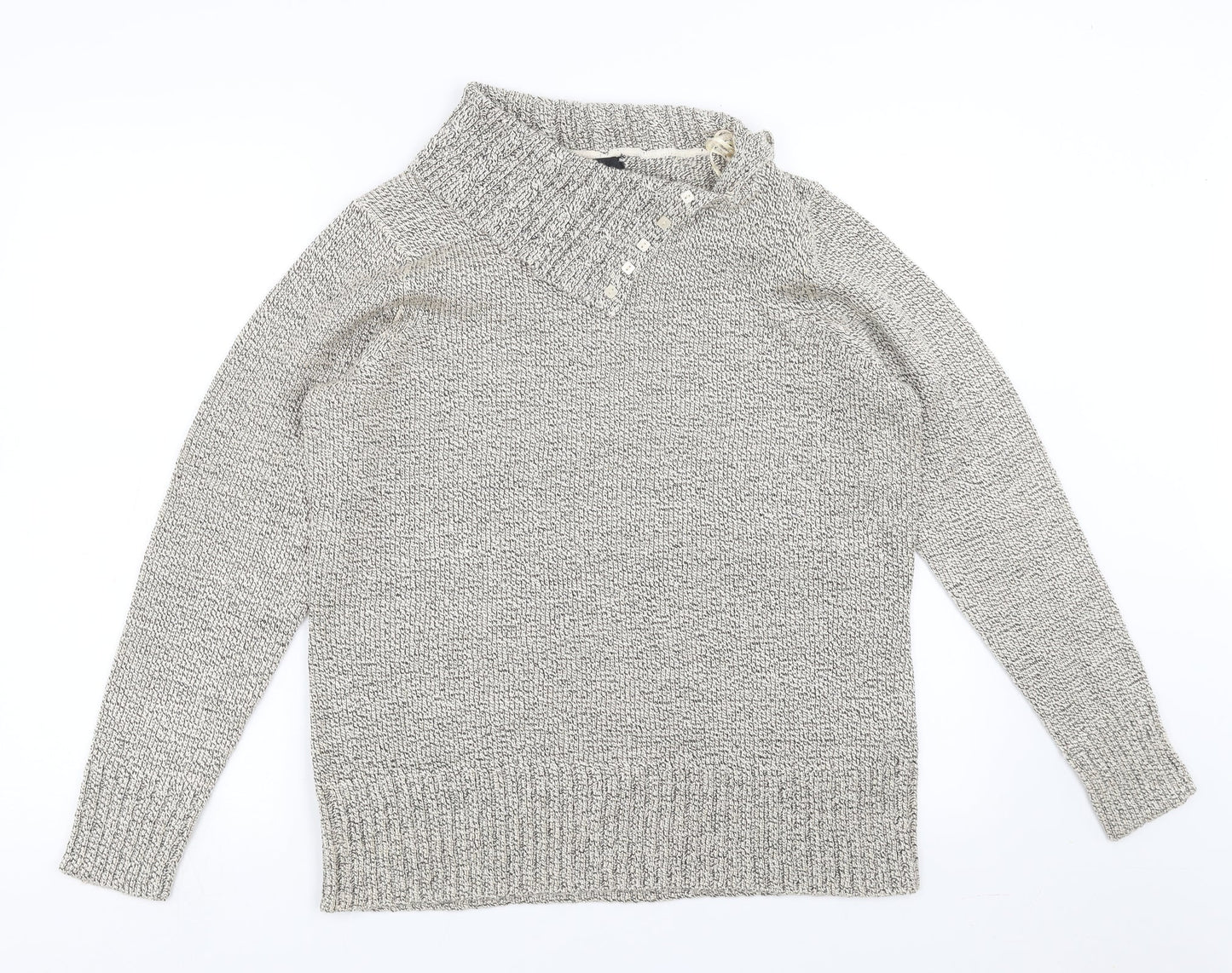 Womens UK Size M BM collection Beige Pullover Jumper