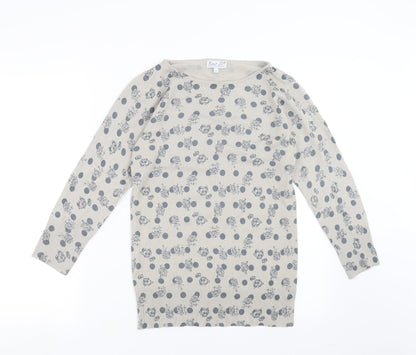 Womens UK Size 8 NEXT Grey Pullover Jumper