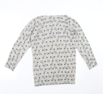 Womens UK Size 8 NEXT Grey Pullover Jumper