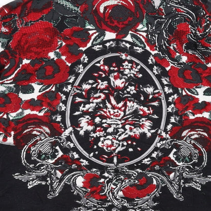 Gerry Weber Womens Black Floral  Pullover Jumper Size 12