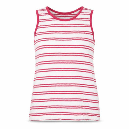 Marks & Spencer Womens Pink Striped  Basic Tank Size 10