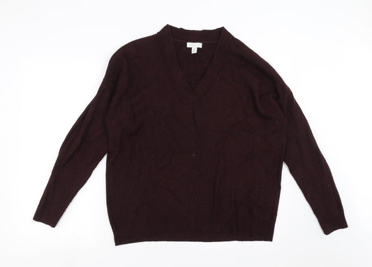 Womens UK Size S Topshop Purple Pullover Jumper