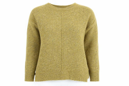Womens UK Size M Papaya Yellow Pullover Jumper