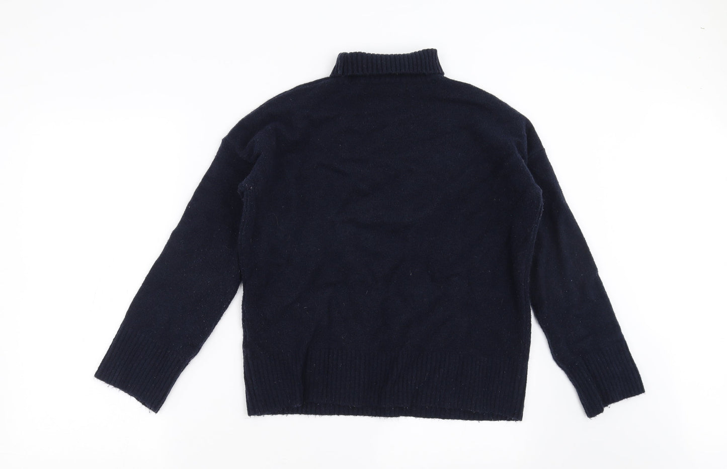 Womens UK Size S Marks and Spencer Blue Pullover Jumper