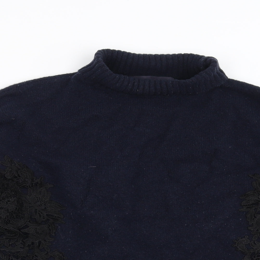 Womens UK Size S Marks and Spencer Blue Pullover Jumper