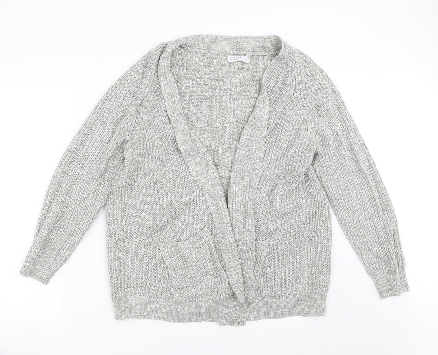 Womens UK Size XL Papaya Grey Pullover Jumper