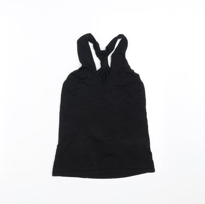 Womens UK Size 10 NEXT Black Basic Blouse