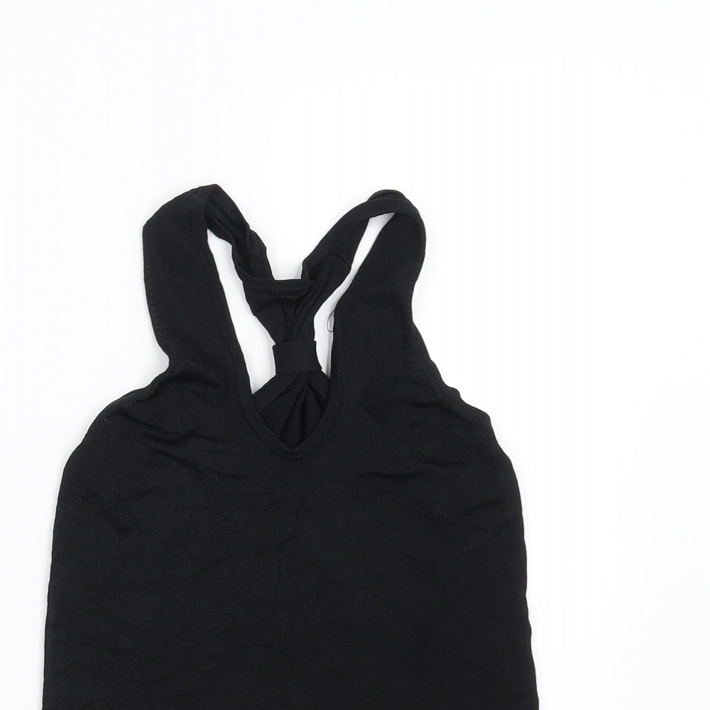 Womens UK Size 10 NEXT Black Basic Blouse