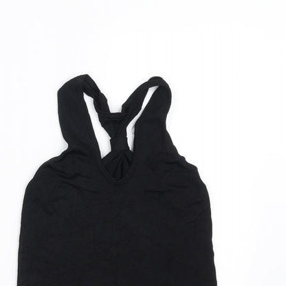 Womens UK Size 10 NEXT Black Basic Blouse
