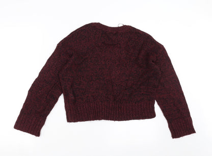 Womens UK Size S New Look Purple Pullover Jumper