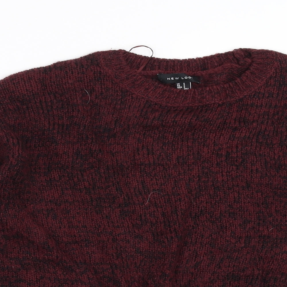 Womens UK Size S New Look Purple Pullover Jumper