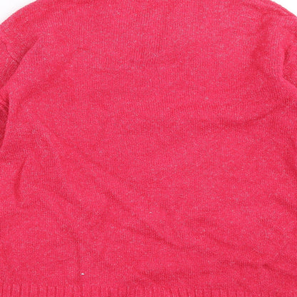 Womens UK Size S Marks and Spencer Pink Pullover Jumper