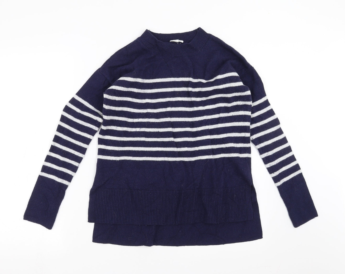 Gap Womens Blue Striped Knit Pullover Jumper Size S