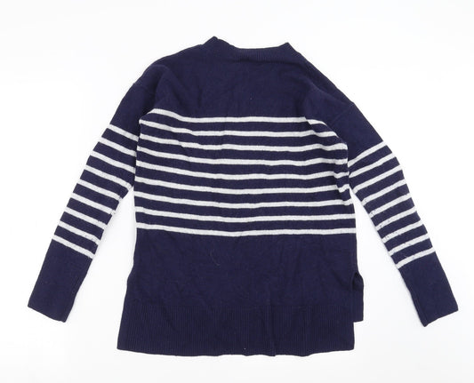 Gap Womens Blue Striped Knit Pullover Jumper Size S