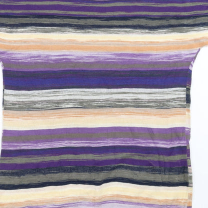 Monsoon Womens Multicoloured Striped Knit Jumper Dress  Size M