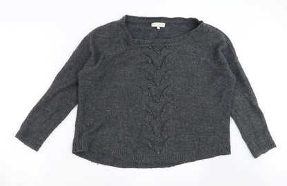 Womens UK Size 12 RJR.John Rocha Grey Pullover Jumper