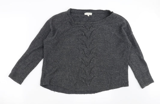 Womens UK Size 12 RJR.John Rocha Grey Pullover Jumper
