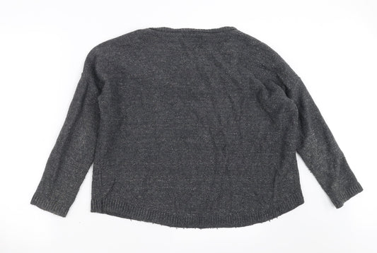 Womens UK Size 12 RJR.John Rocha Grey Pullover Jumper