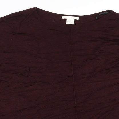 Womens UK Size XS H&M Purple Pullover Jumper