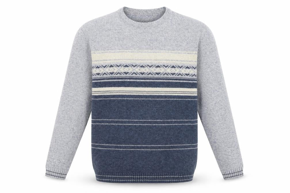 Mens UK Size L Debenhams Blue Pullover Jumper