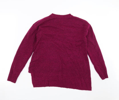 Womens UK Size S Marks and Spencer Purple Pullover Jumper