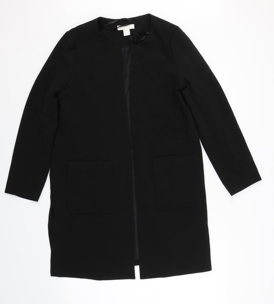 H&M Womens Black   Jacket Suit Jacket Size 10  - Formal Coat