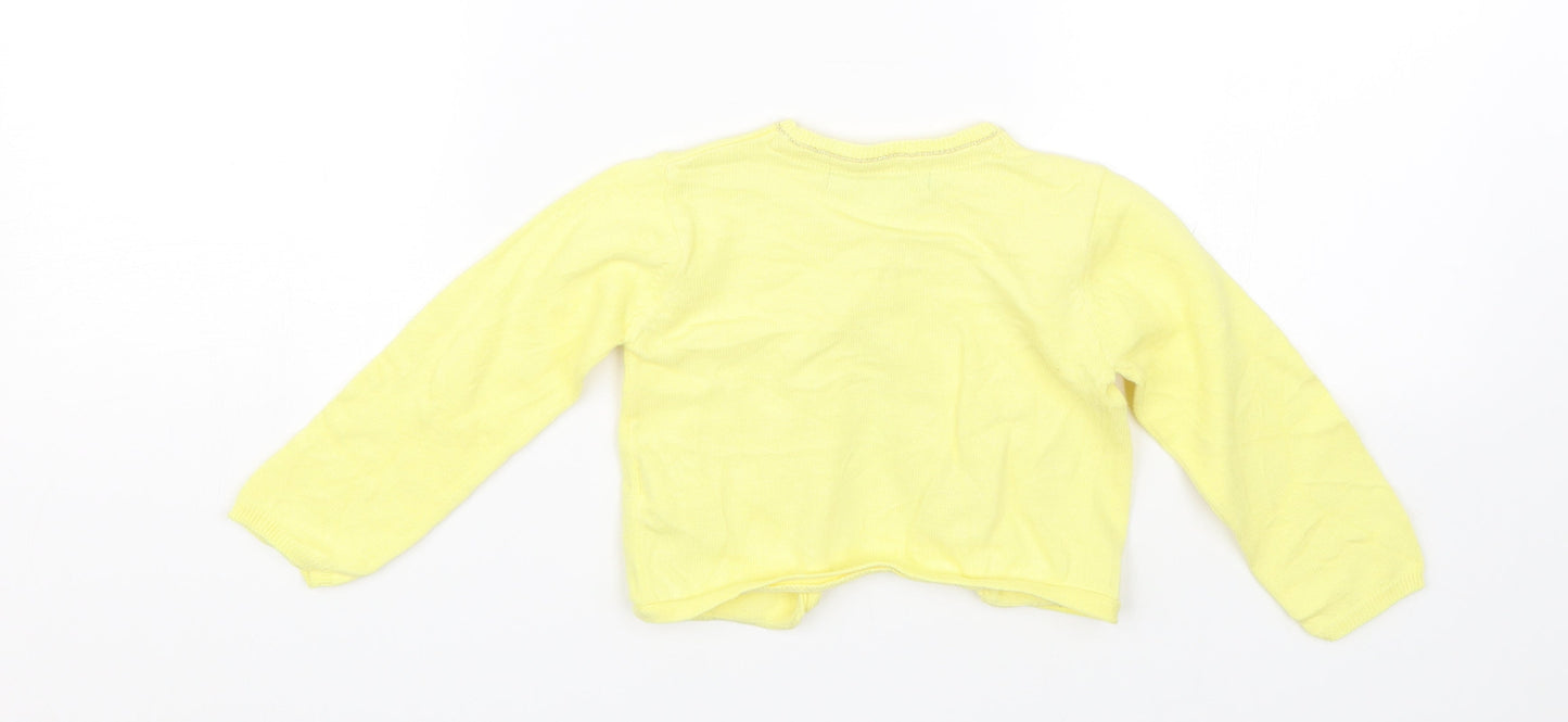 Losan Baby Baby Yellow   Cardigan Jumper Size 24 Months