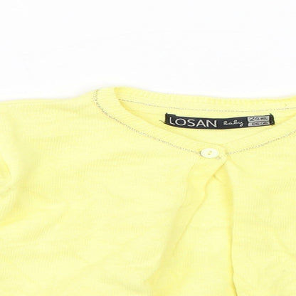 Losan Baby Baby Yellow   Cardigan Jumper Size 24 Months